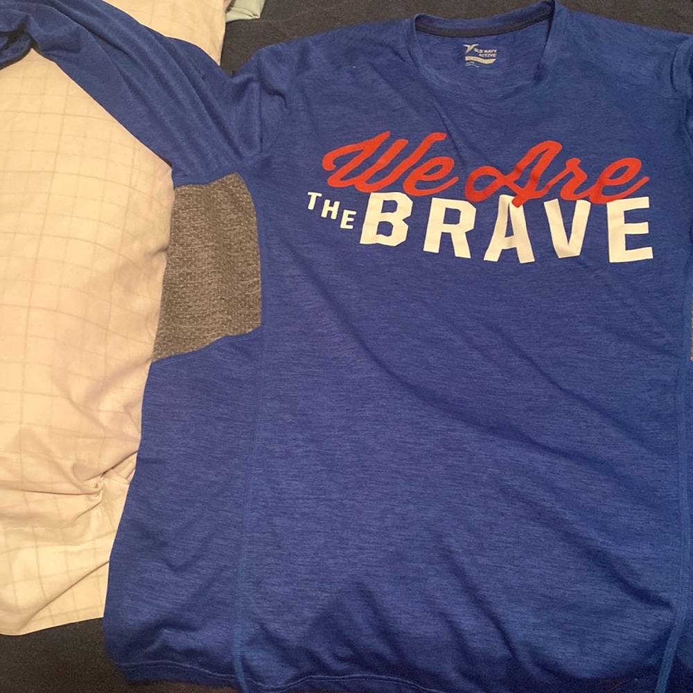 Blue long sleeve tee (brand new)